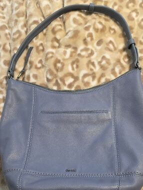 The Sak Lavender Blue Leather Shoulder Hobo